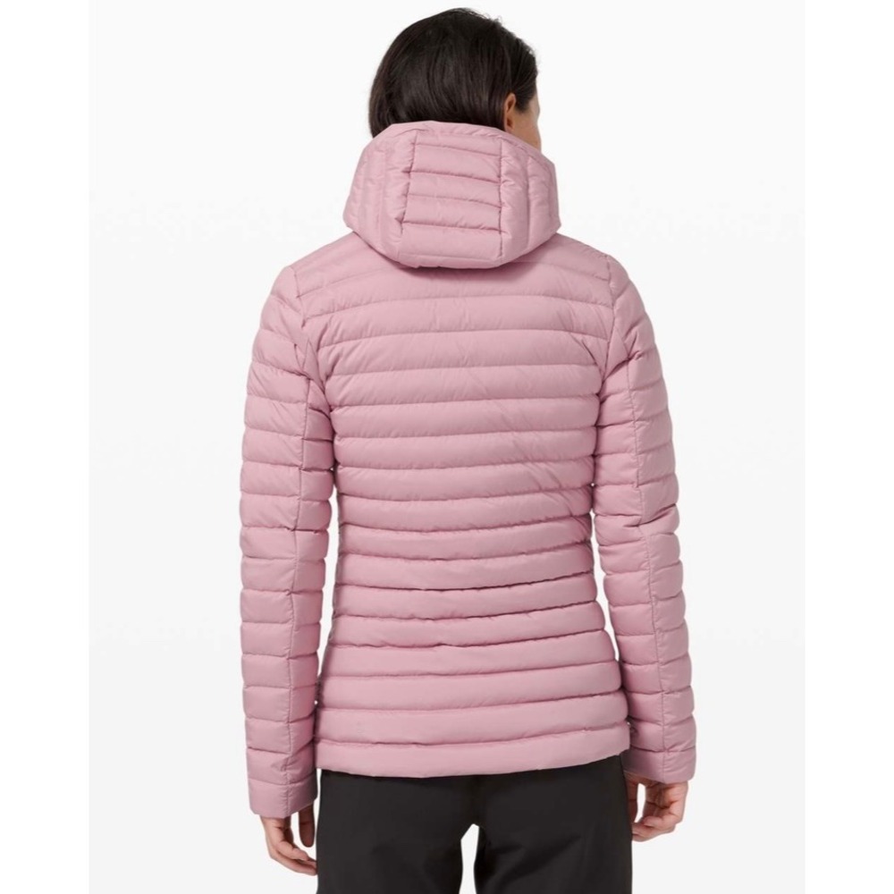 Lululemon Pack It Down Hooded Puffer Jacket Pink Taupe Women's Size 4 Full Zip - Picture 15 of 16